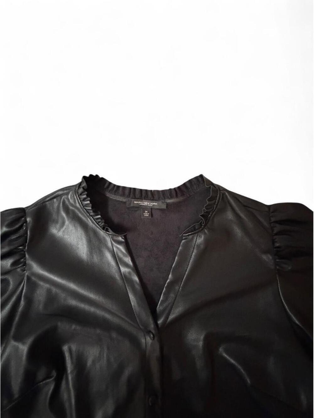 Marc New York Women's Black Blous - Picture 4 of 8